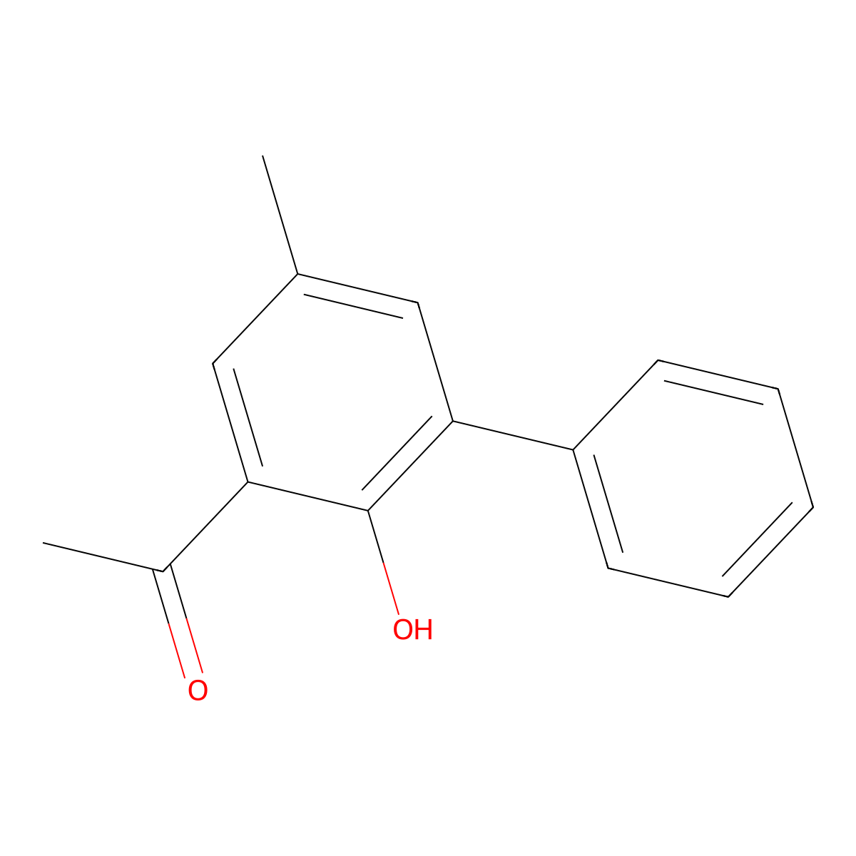 2'-Hydroxy-3'-phenyl-5'methylacetophenone molecular structure, CAS 360791-68-0