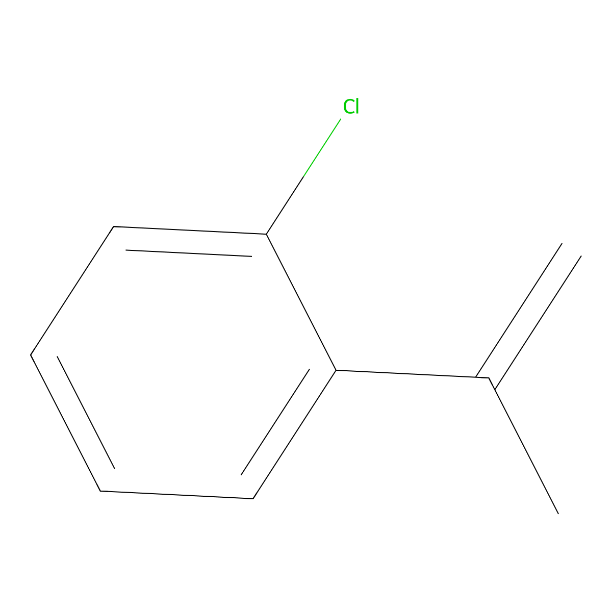 1-Chloro-2-(prop-1-EN-2-YL)benzene molecular structure, CAS 3609-45-8