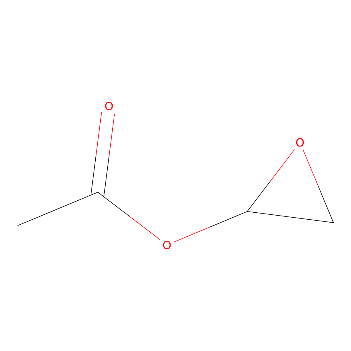 2-Oxiranol, 2-acetate molecular structure, CAS 36099-39-5