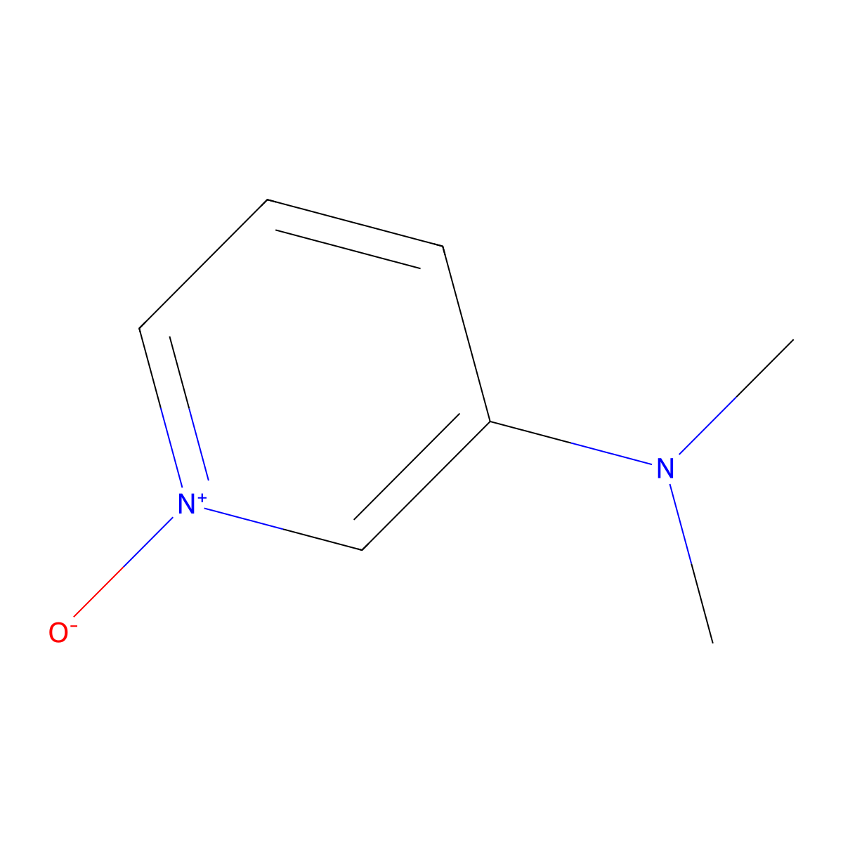 N,N-Dimethyl-3-pyridinamine, 1-oxide molecular structure, CAS 36100-40-0