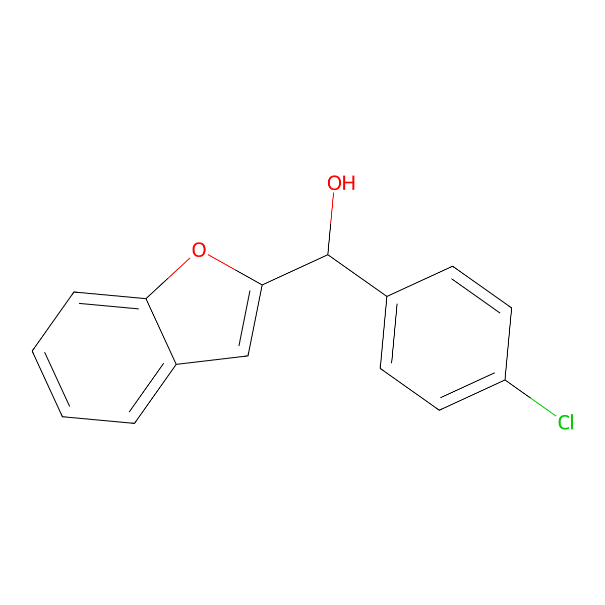 Clobenfurol molecular structure, CAS 3611-72-1