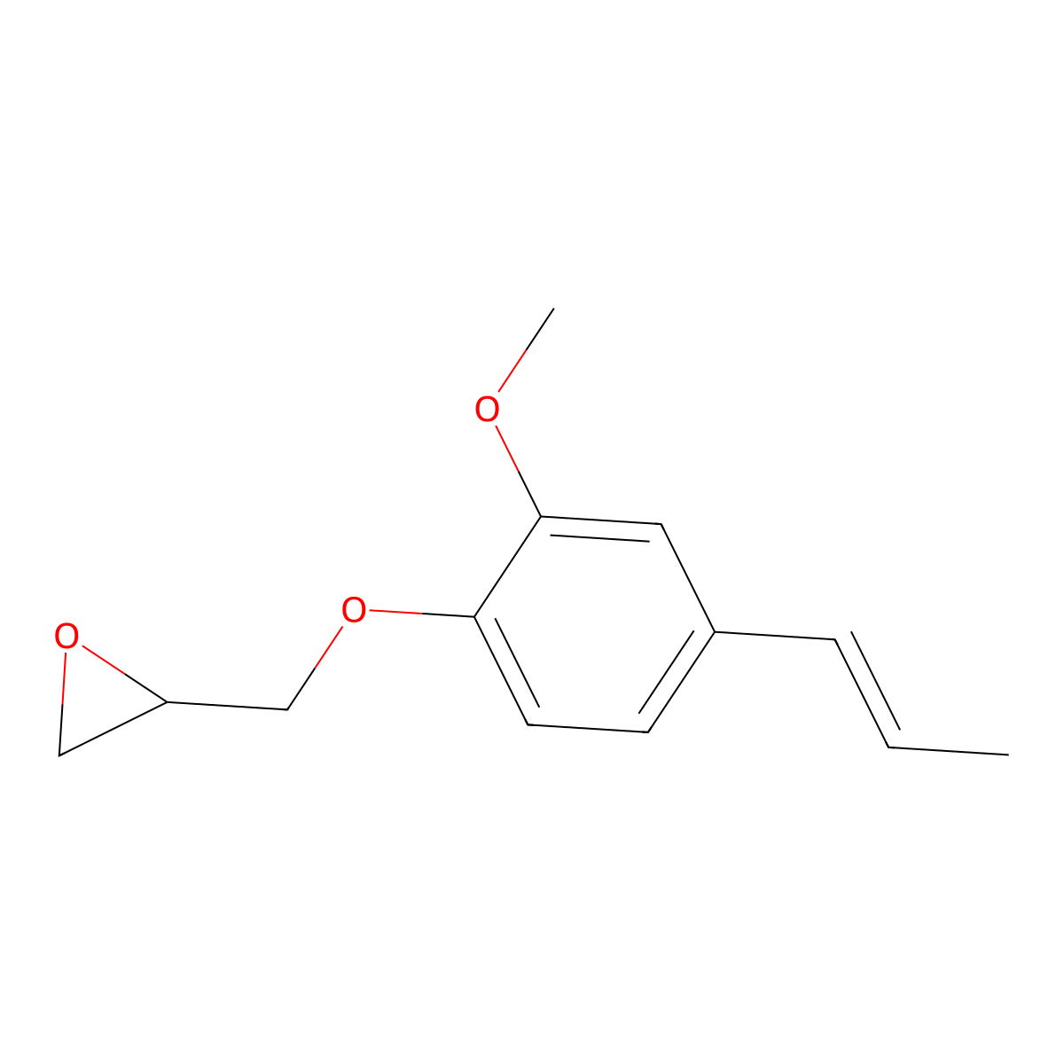 2-[2-Methoxy-4-(prop-1-en-1-yl)phenoxymethyl]oxirane molecular structure, CAS 36115-41-0