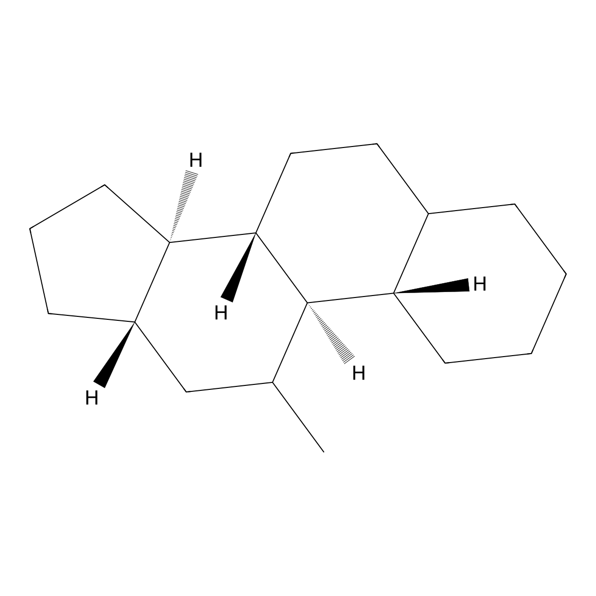 11-Methylcyclopenta(a)phenanthrene molecular structure, CAS 36117-21-2