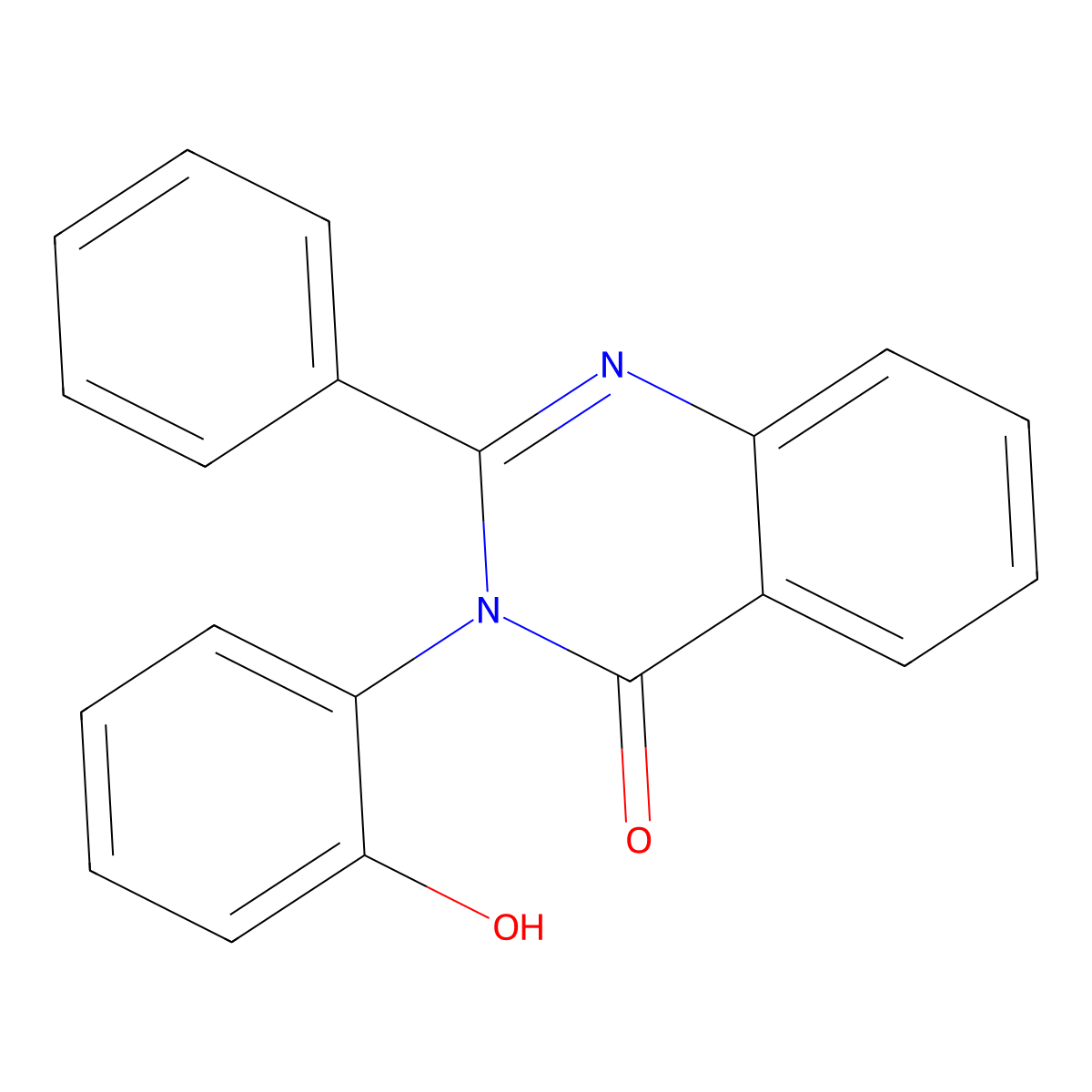 3-(2-Hydroxyphenyl)-2-phenylquinazolin-4-one molecular structure, CAS 361185-55-9