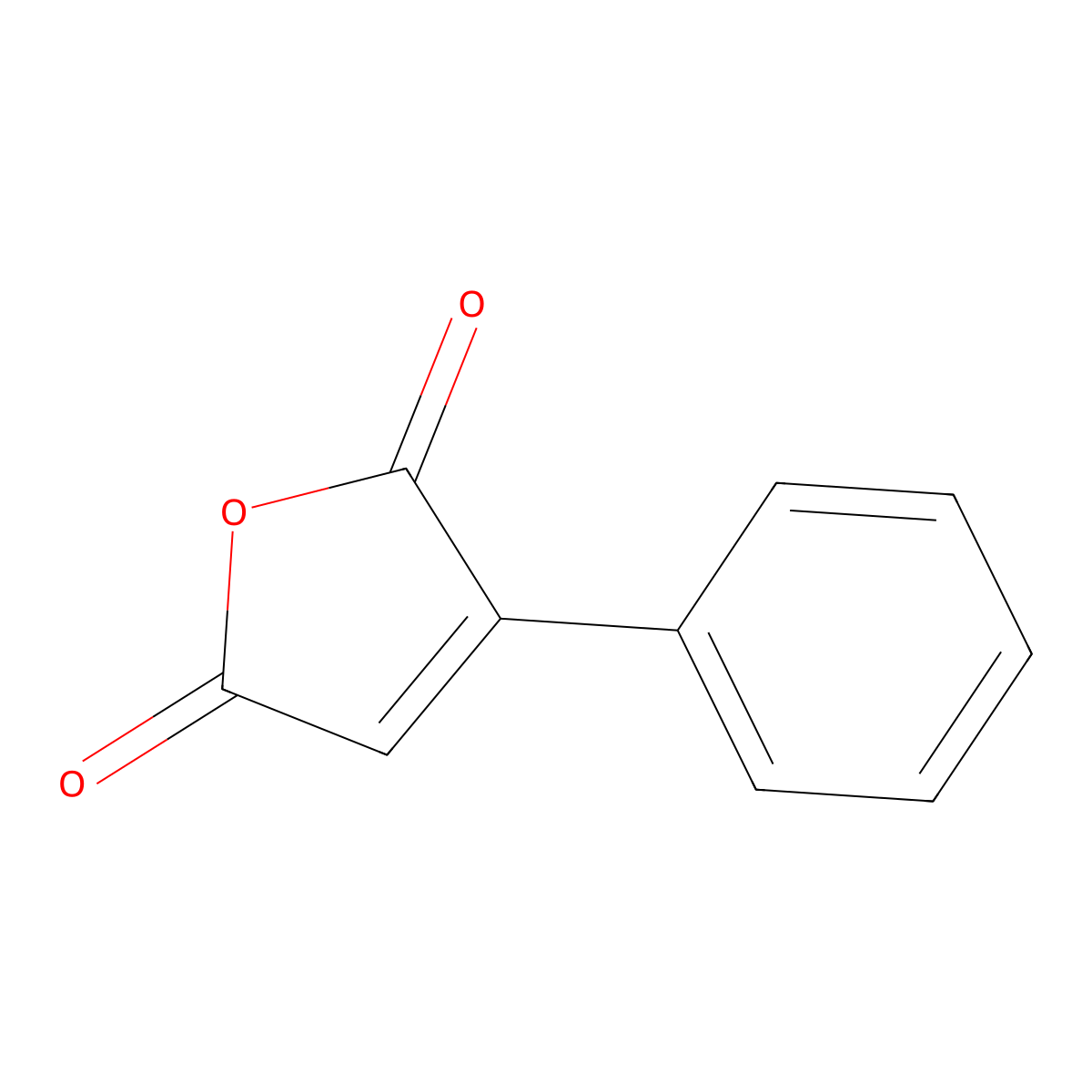Phenylmaleic anhydride molecular structure, CAS 36122-35-7