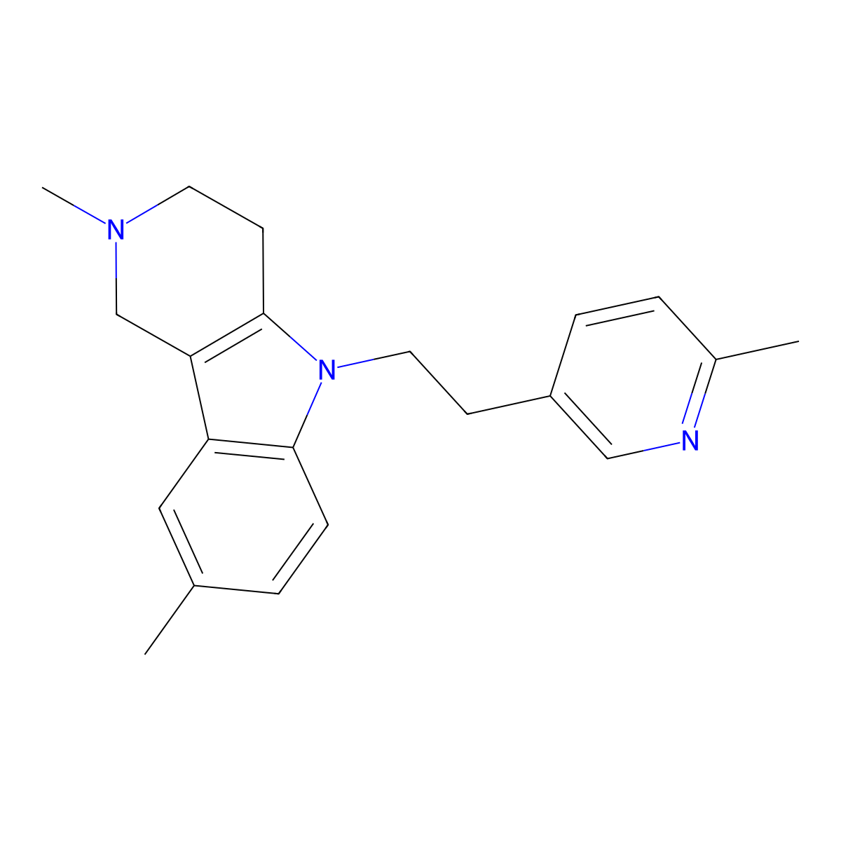 Latrepirdine molecular structure, CAS 3613-73-8