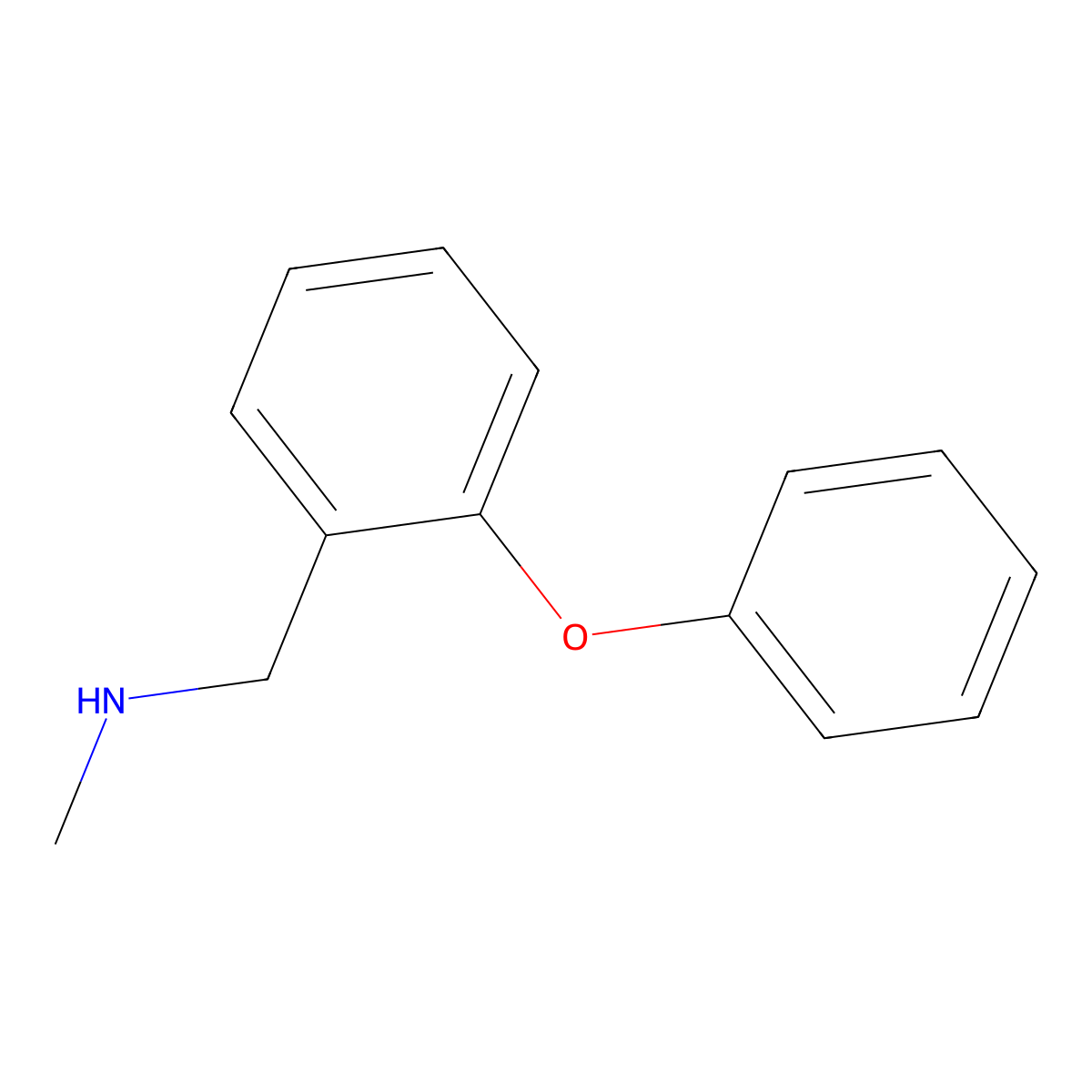 N-Methyl-N-(2-phenoxybenzyl)amine molecular structure, CAS 361394-74-3