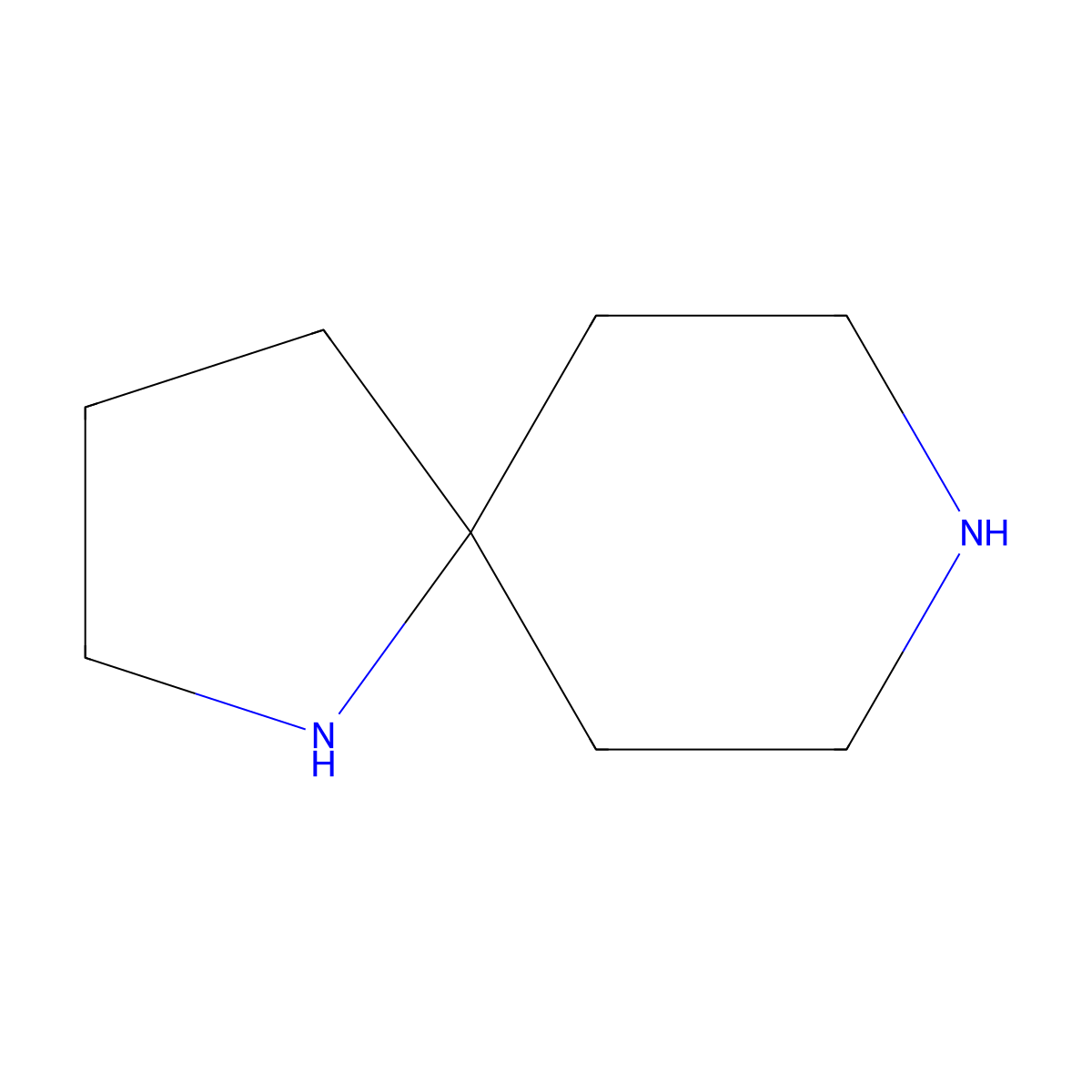 1,8-Diazaspiro[4.5]decane molecular structure, CAS 36142-00-4