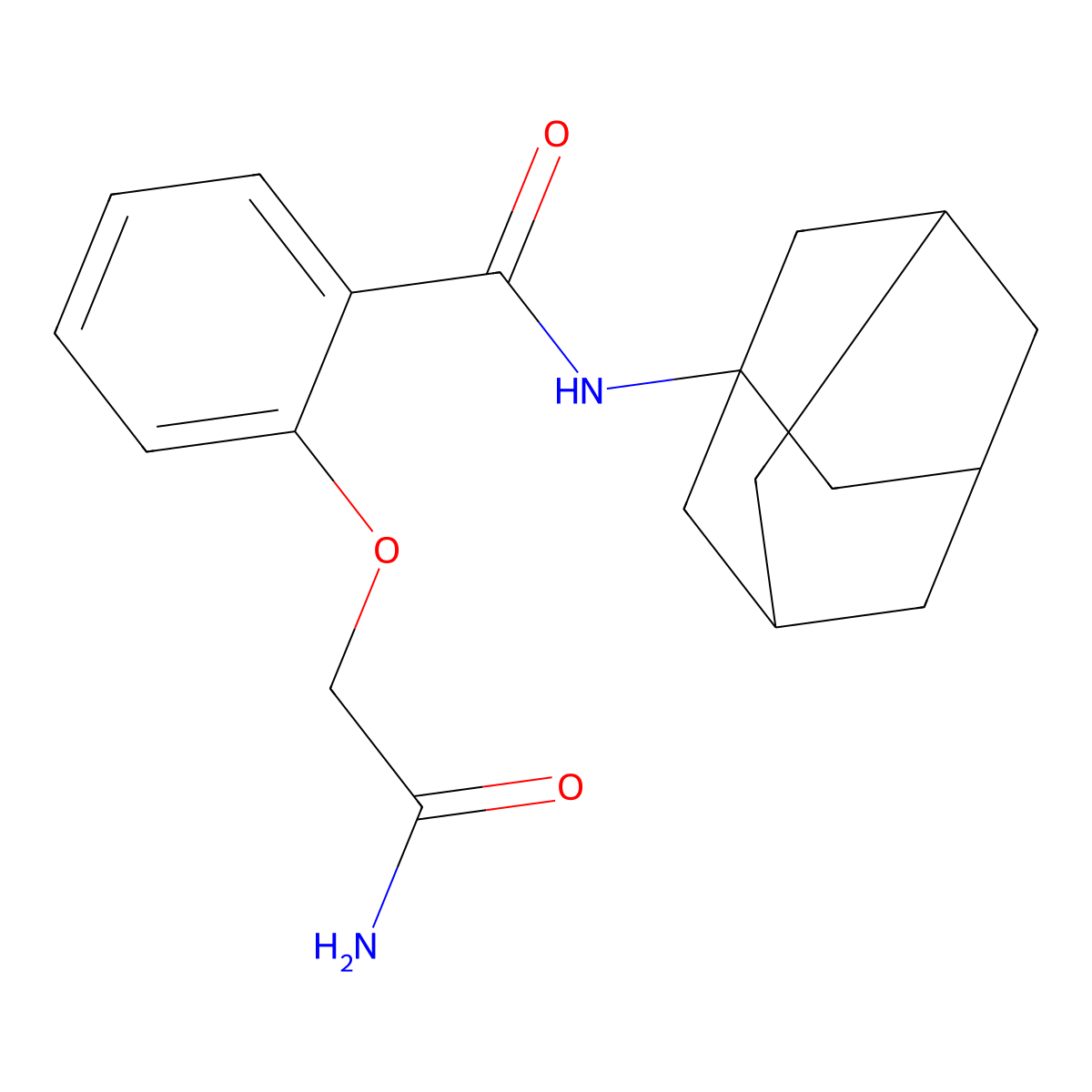 N-(1-Adamantyl)-2-(2-amino-2-oxoethoxy)benzamide molecular structure, CAS 361464-31-5
