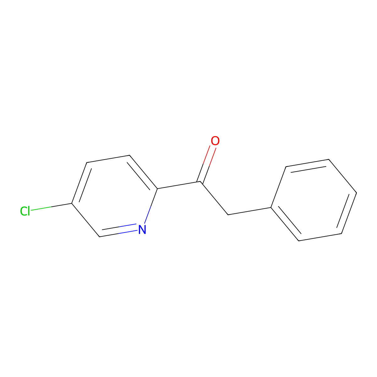 1-(5-Chloropyridin-2-YL)-2-phenylethan-1-one molecular structure, CAS 361467-77-8