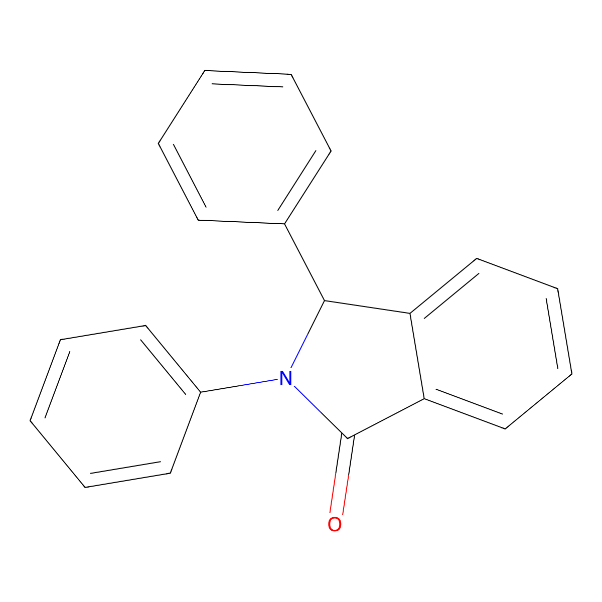 2,3-Diphenylisoindolin-1-one molecular structure, CAS 36149-34-5