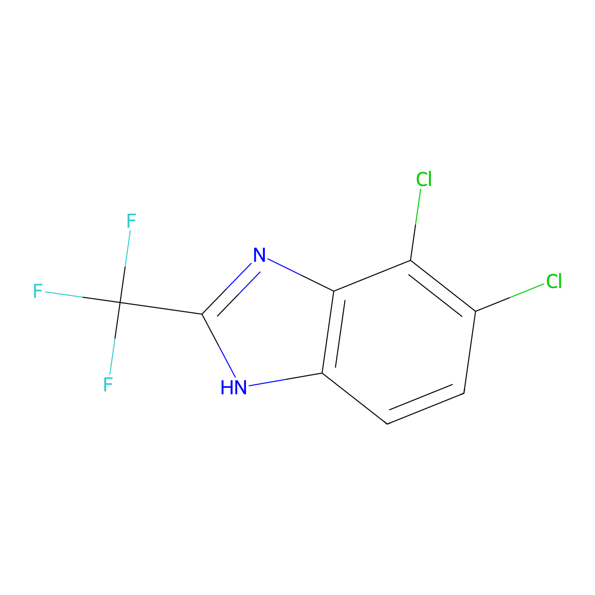Chlorflurazole molecular structure, CAS 3615-21-2
