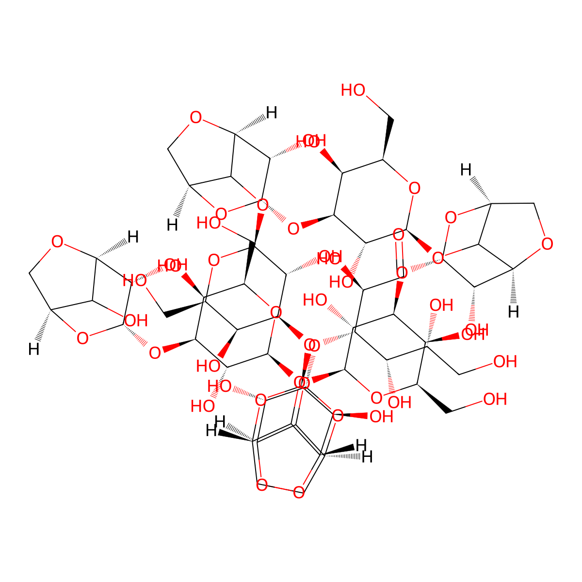 Neoagarodecaose molecular structure, CAS 361564-45-6