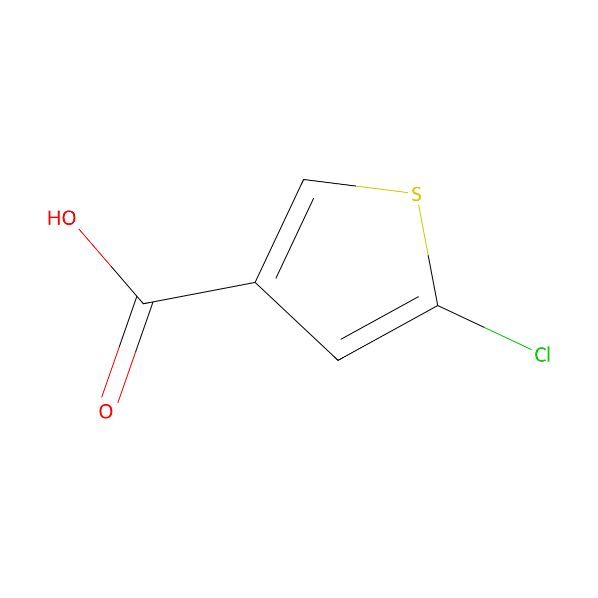 5-Chlorothiophene-3-carboxylic acid molecular structure, CAS 36157-42-3