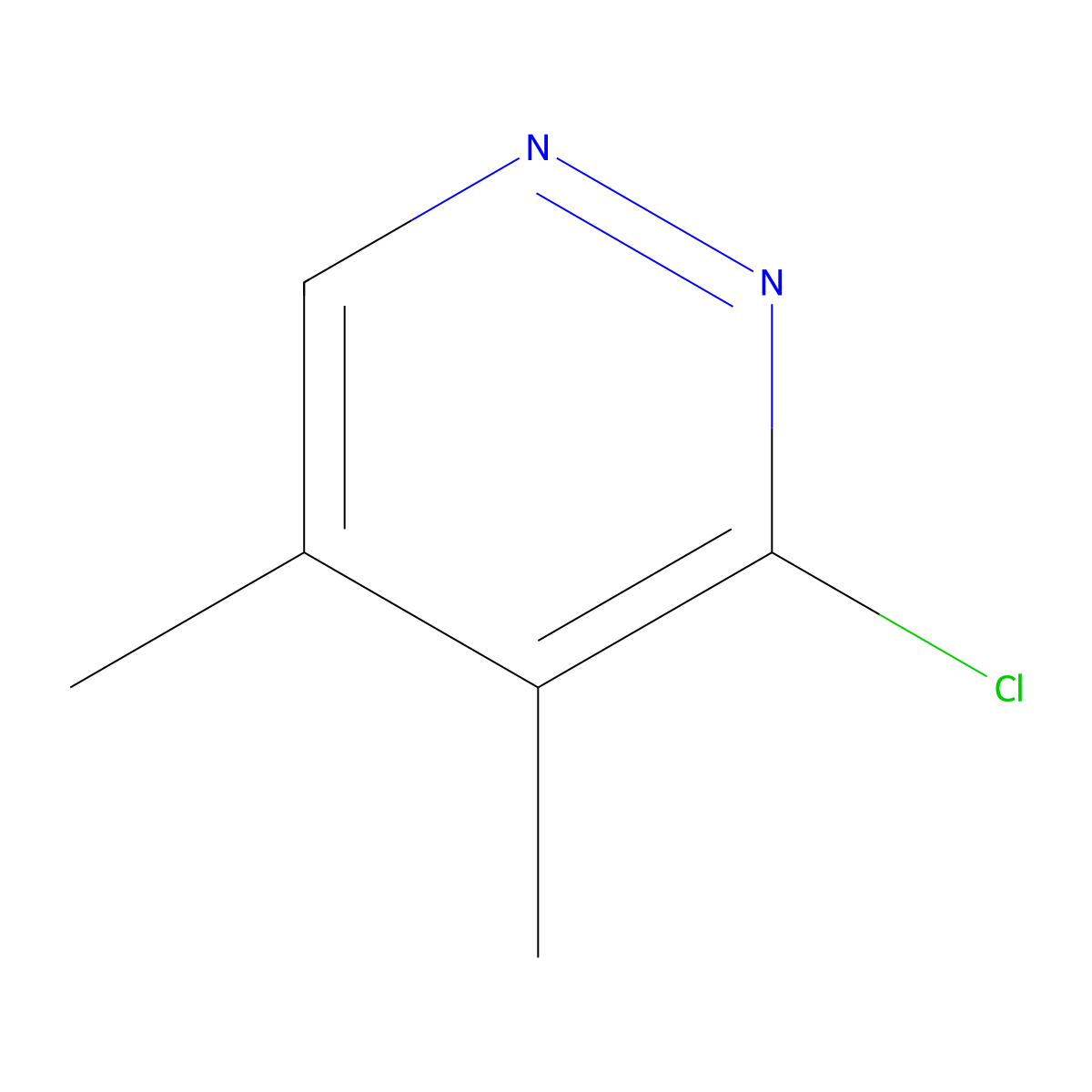 3-Chloro-4,5-dimethylpyridazine molecular structure, CAS 36161-53-2