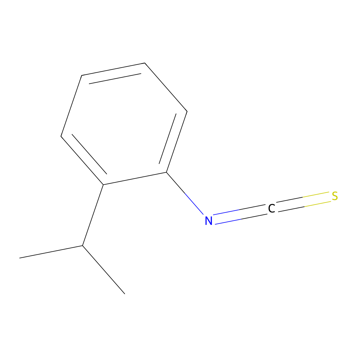 2-Isopropylphenyl isothiocyanate molecular structure, CAS 36176-31-5