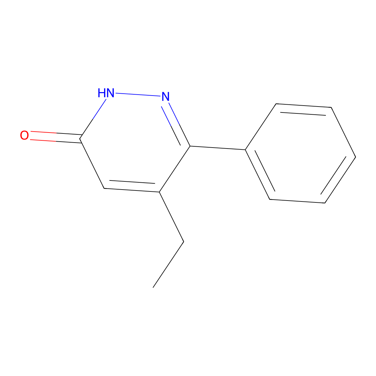 5-Ethyl-6-phenyl-2,3-dihydropyridazin-3-one molecular structure, CAS 361979-27-3