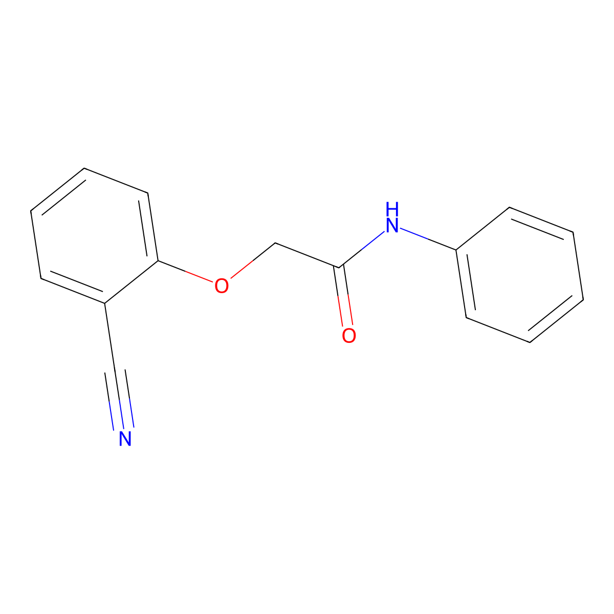 2-(2-cyanophenoxy)-N-phenylacetamide molecular structure, CAS 361991-88-0