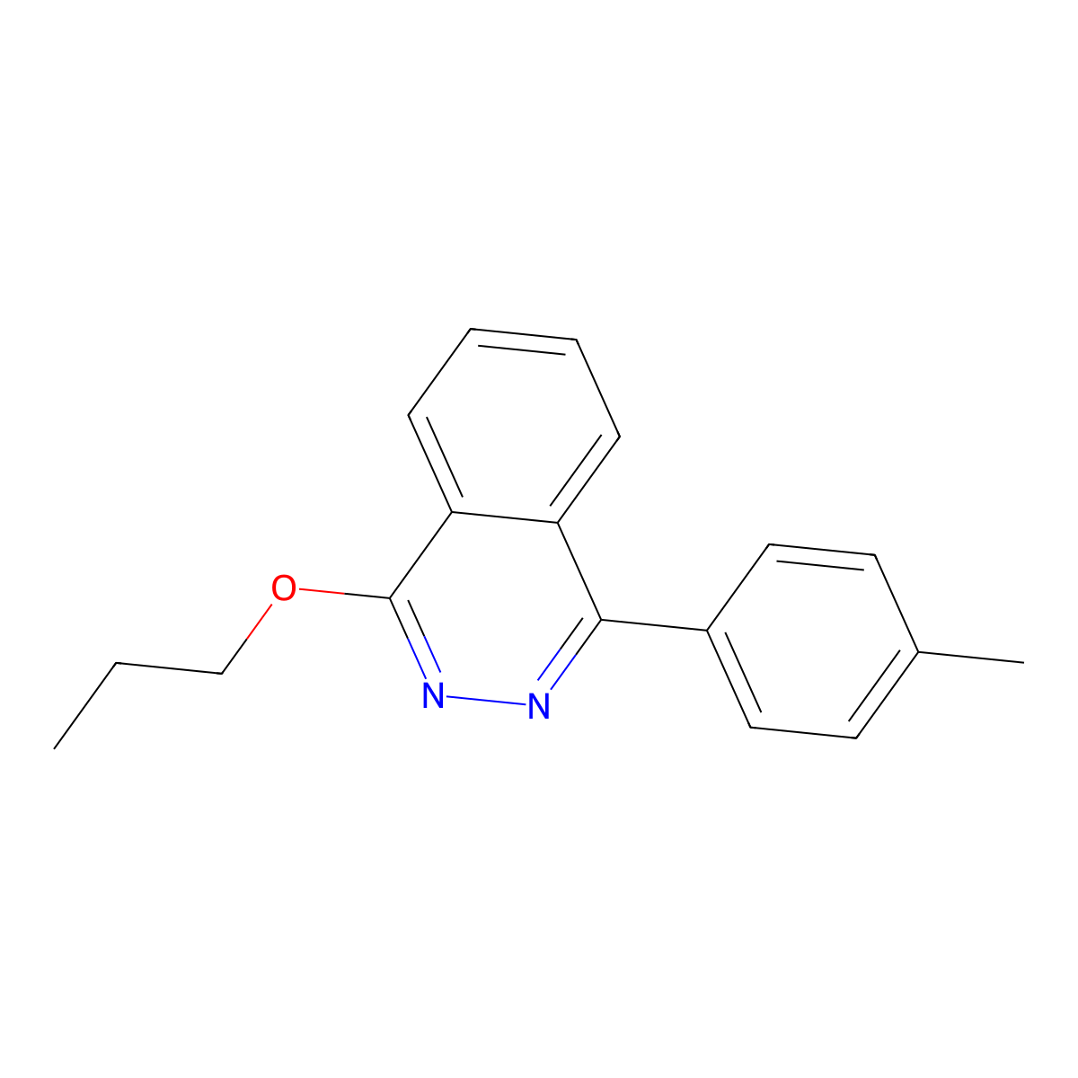 1-(4-Methylphenyl)-4-propoxyphthalazine molecular structure, CAS 361997-57-1