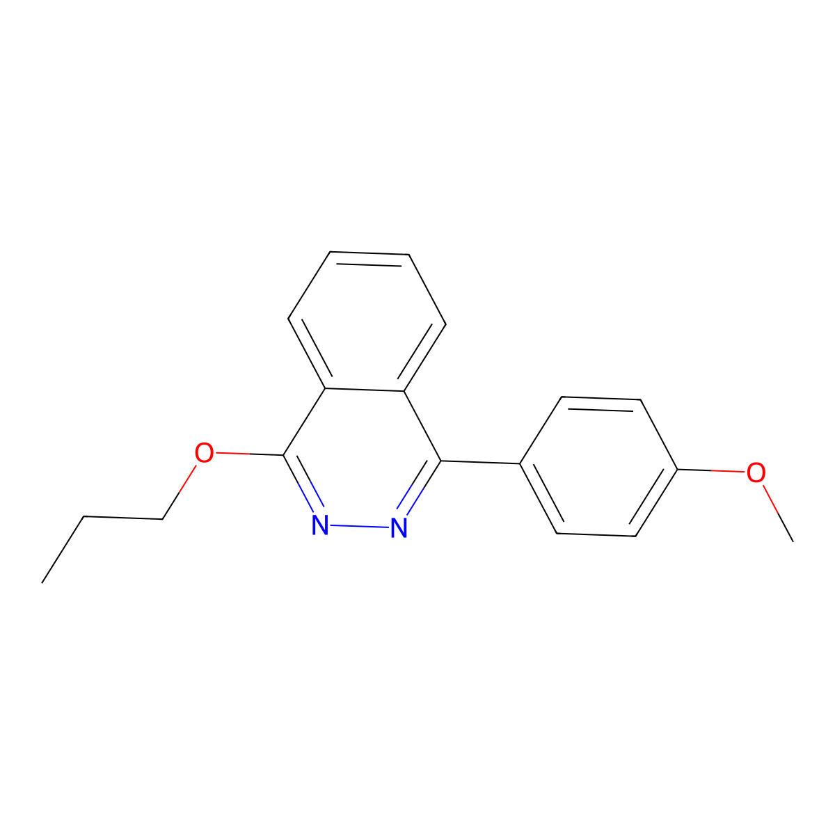 1-(4-Methoxyphenyl)-4-propoxyphthalazine molecular structure, CAS 361997-62-8