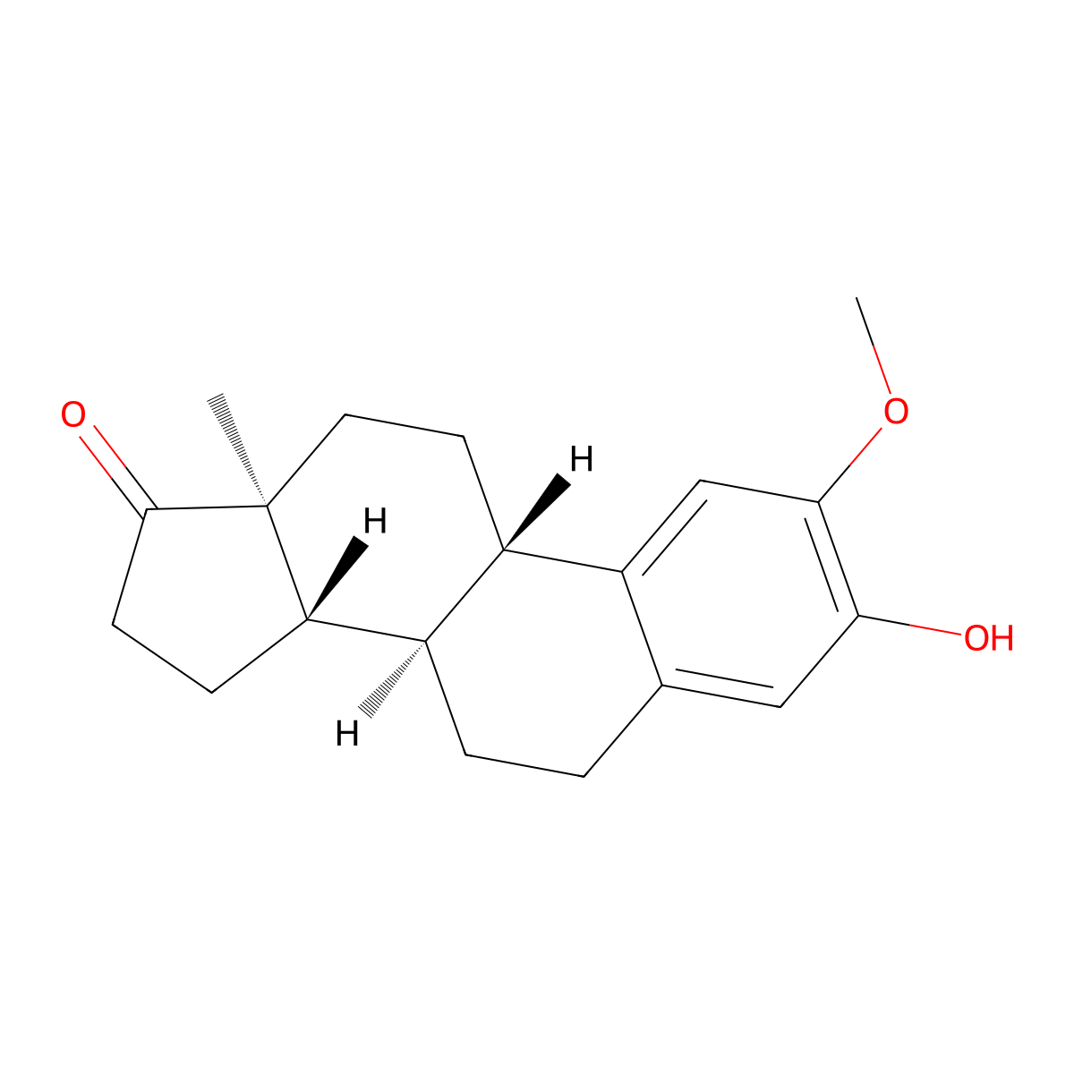 2-Methoxyestrone molecular structure, CAS 362-08-3