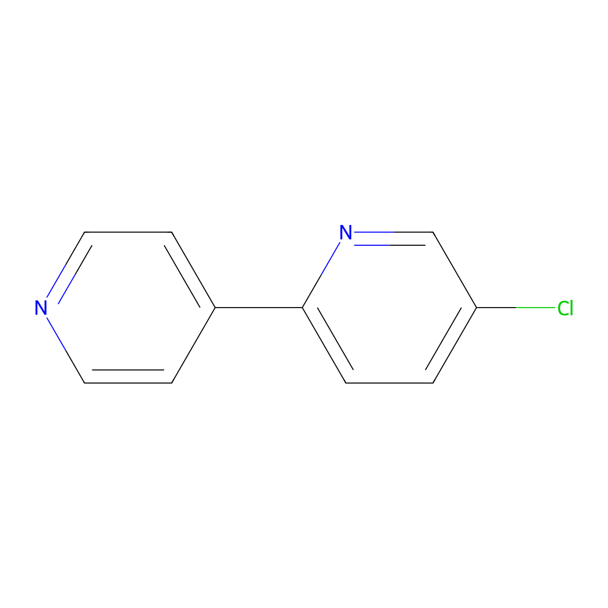 5-Chloro-2,4'-bipyridine molecular structure, CAS 362045-48-5