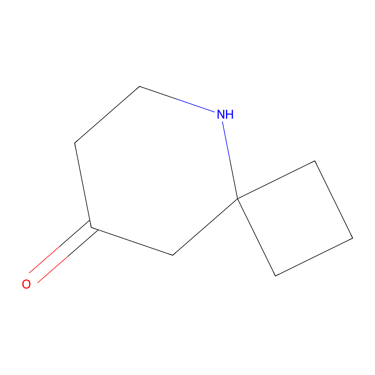 5-Azaspiro[3.5]nonan-8-one molecular structure, CAS 362053-33-6