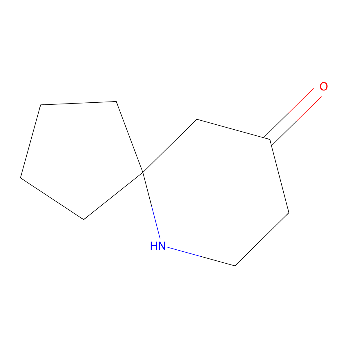 6-Azaspiro[4.5]decan-9-one molecular structure, CAS 362053-34-7