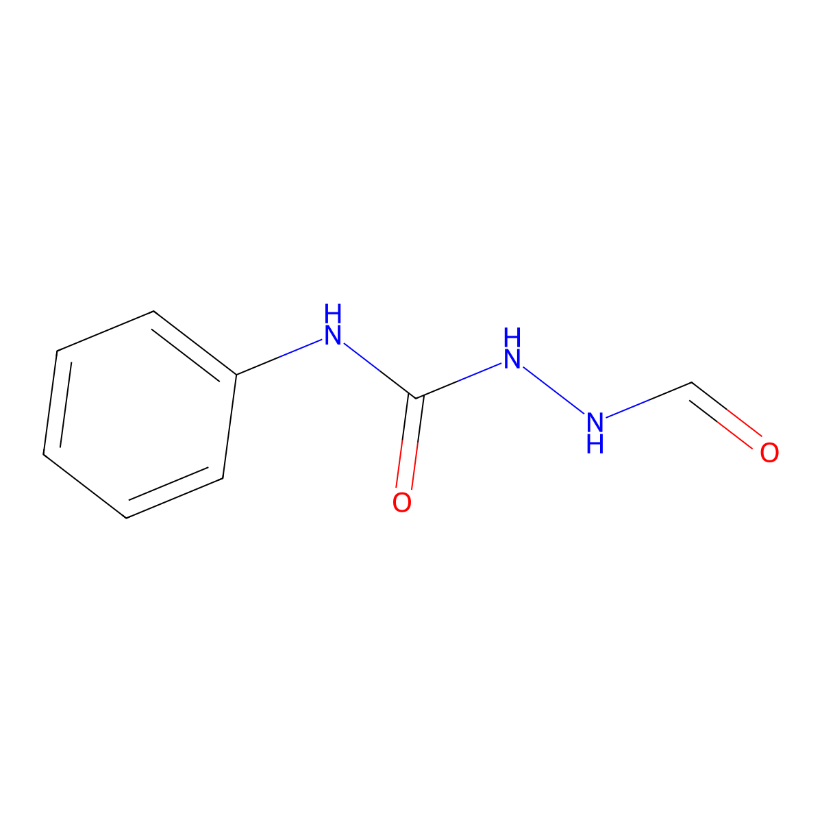 1-Formyl-4-phenylsemicarbazide molecular structure, CAS 36215-90-4