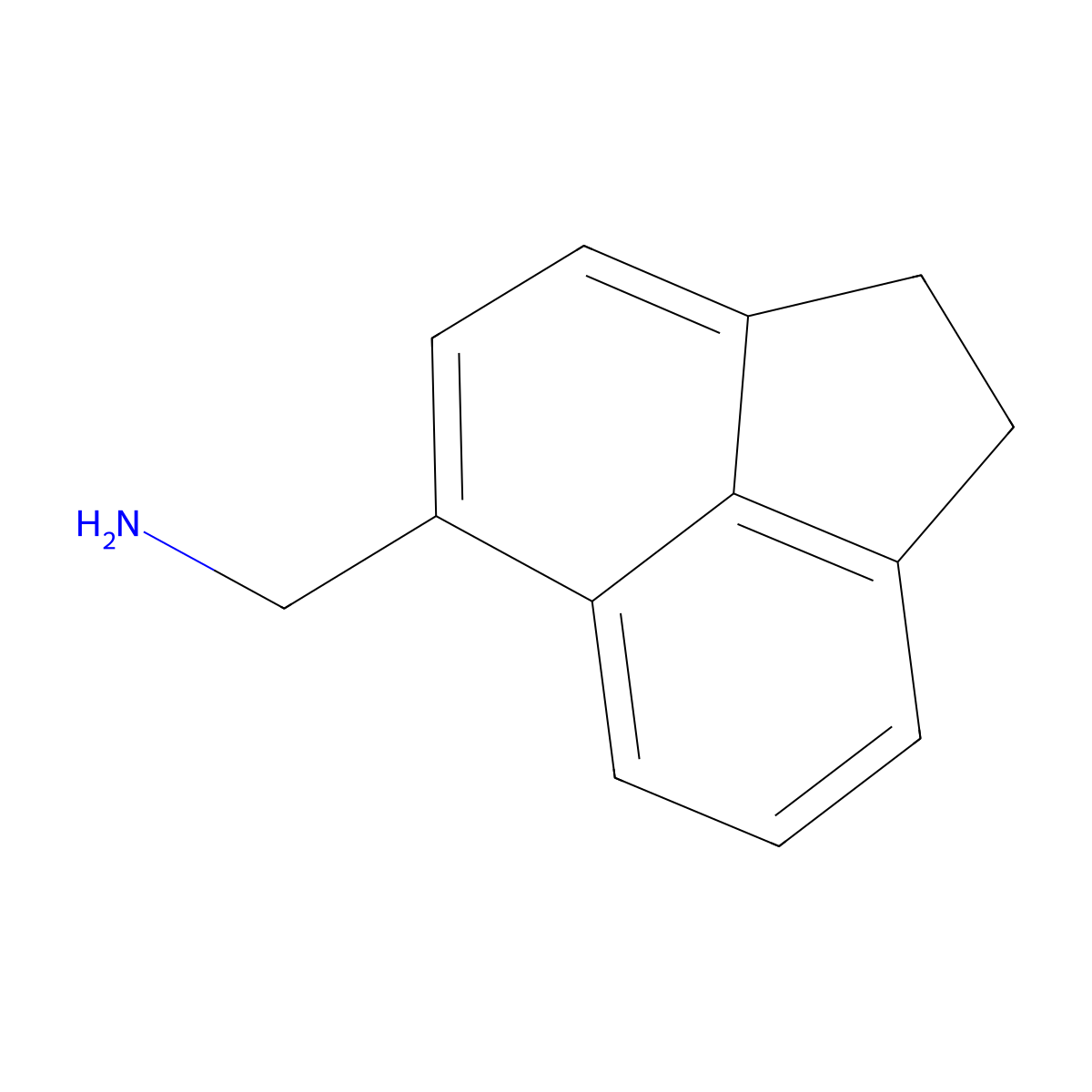 (1,2-Dihydroacenaphthylen-5-yl)methanamine molecular structure, CAS 36218-42-5