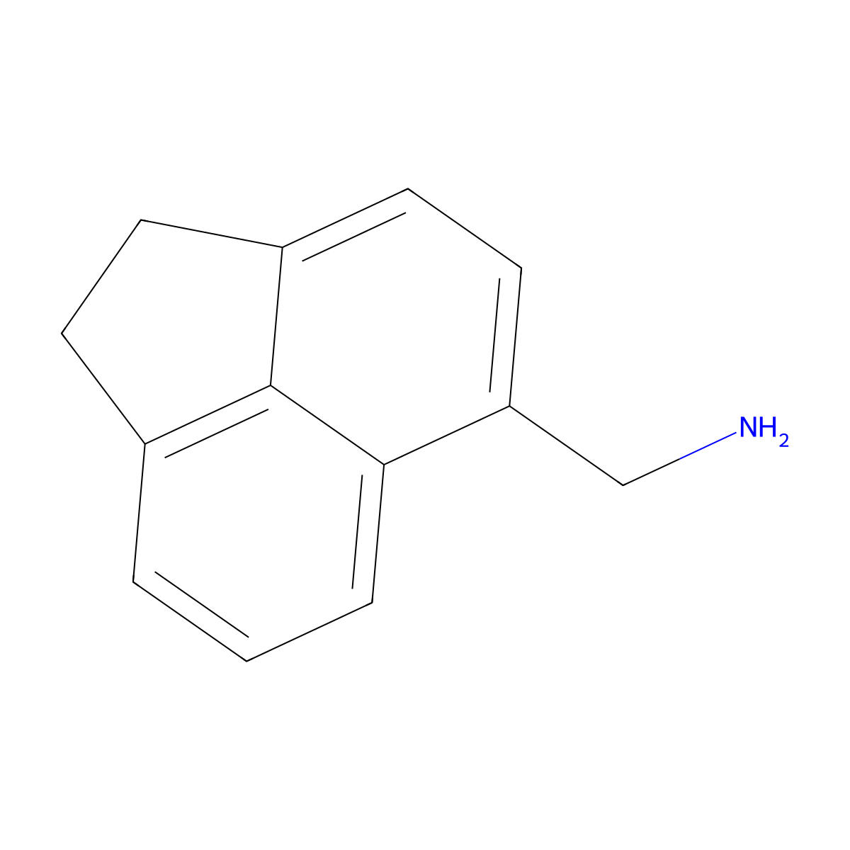 (1,2-Dihydroacenaphthylen-5-yl)methanamine molecular structure, CAS 36218-42-5