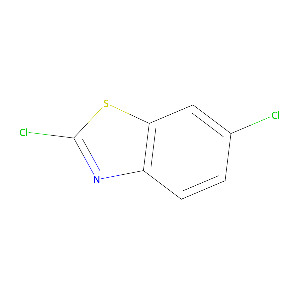 2,6-Dichlorobenzothiazole molecular structure, CAS 3622-23-9
