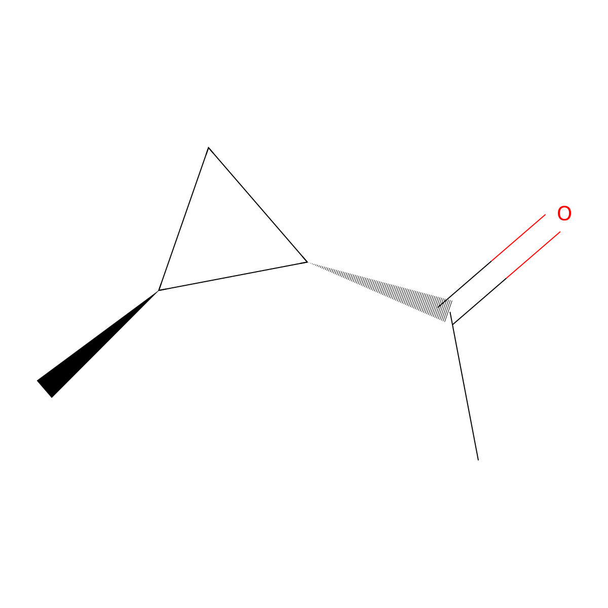 1-[(1S,2S)-2-methylcyclopropyl]ethanone molecular structure, CAS 36224-04-1