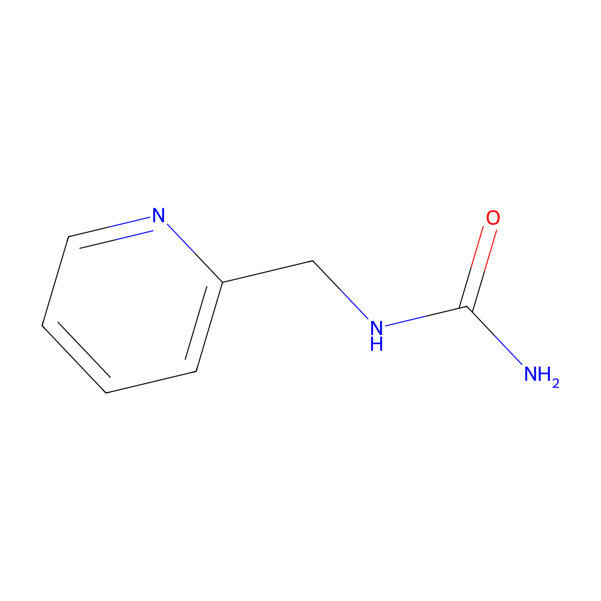 N-(pyridin-2-ylmethyl)urea molecular structure, CAS 36226-31-0
