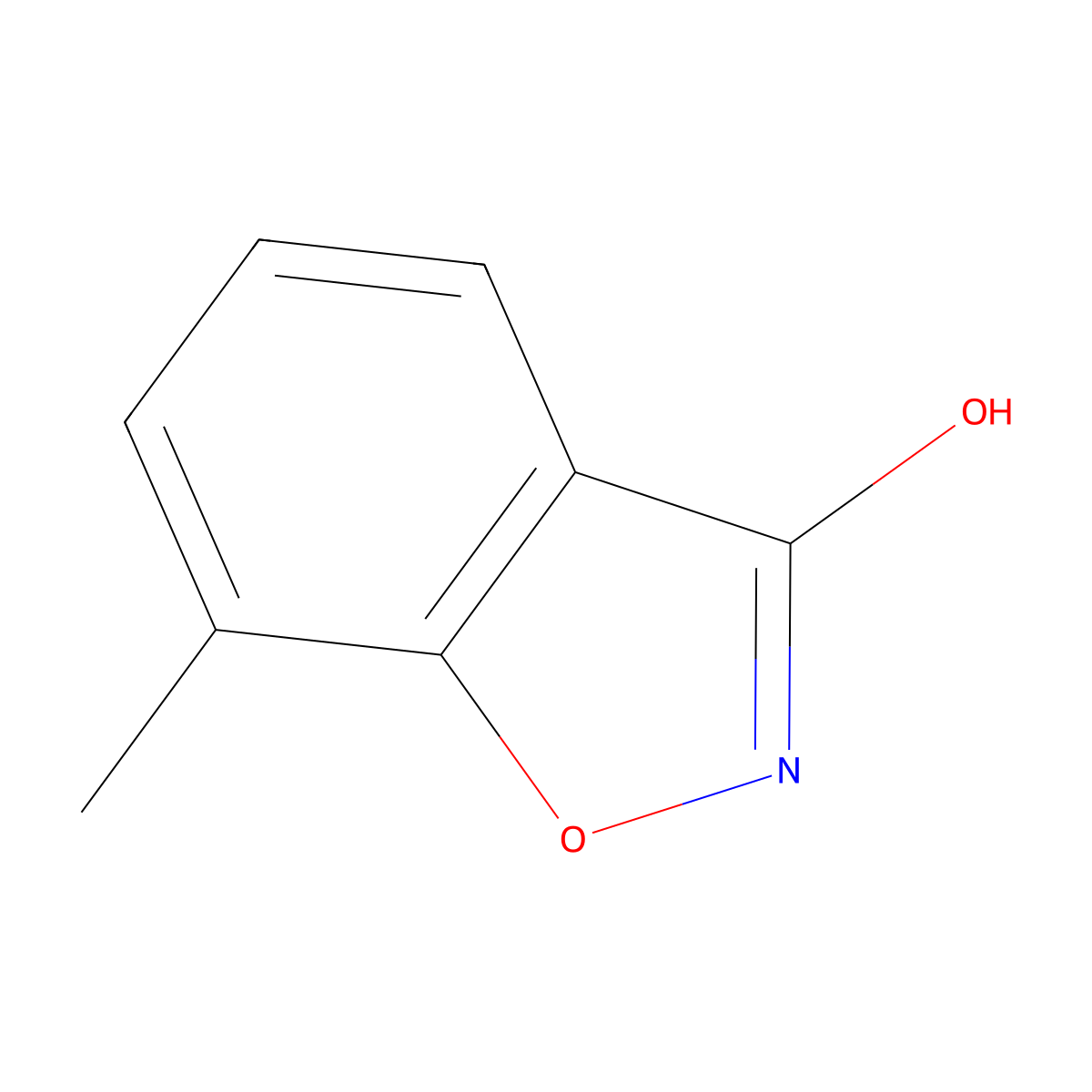 7-Methylbenzo[d]isoxazol-3-ol molecular structure, CAS 36238-83-2