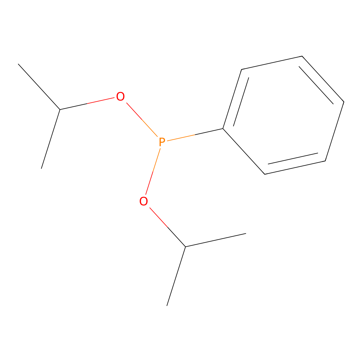 Diisopropyl Phenylphosphonite molecular structure, CAS 36238-99-0