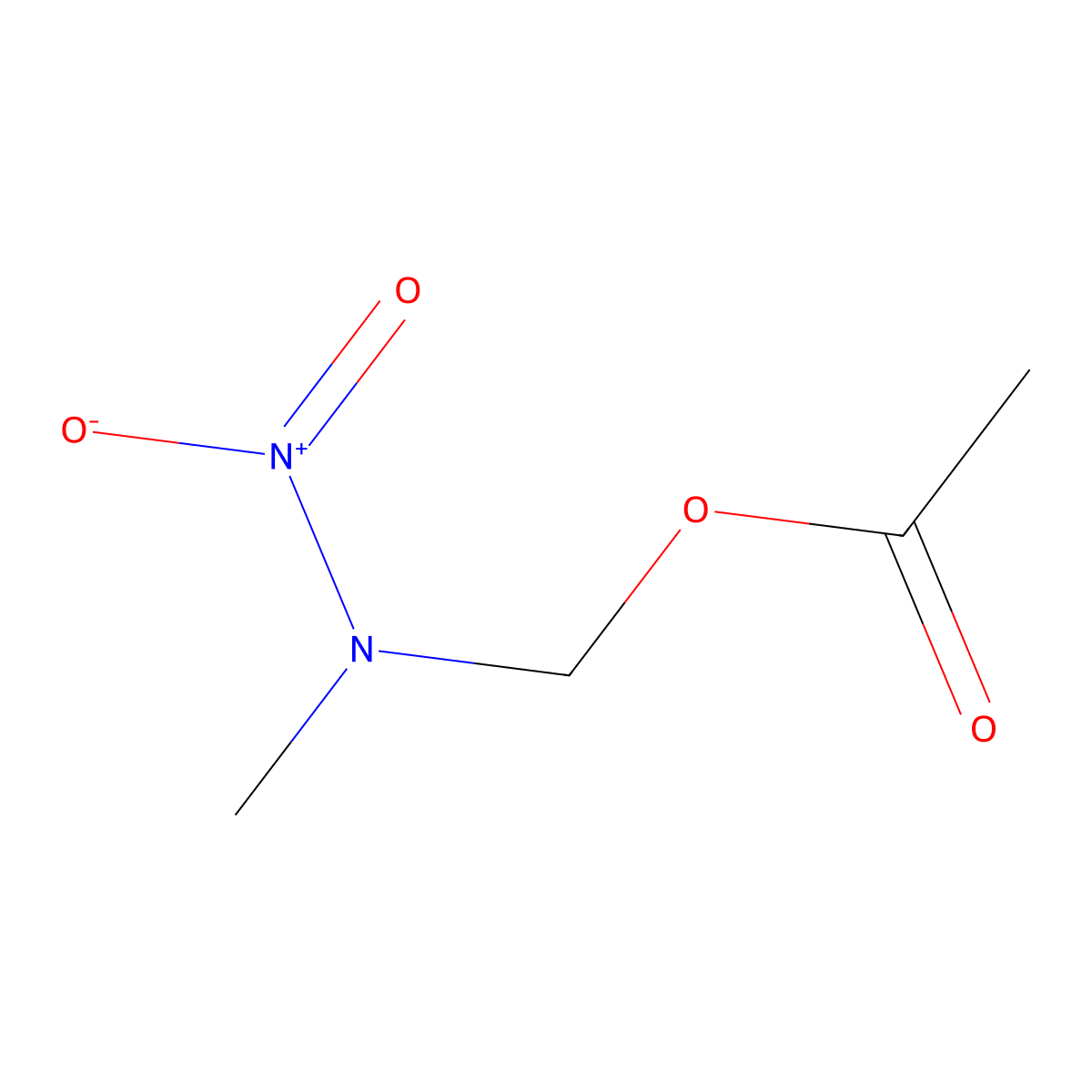 (Methylnitramino)methylacetate molecular structure, CAS 36239-01-7