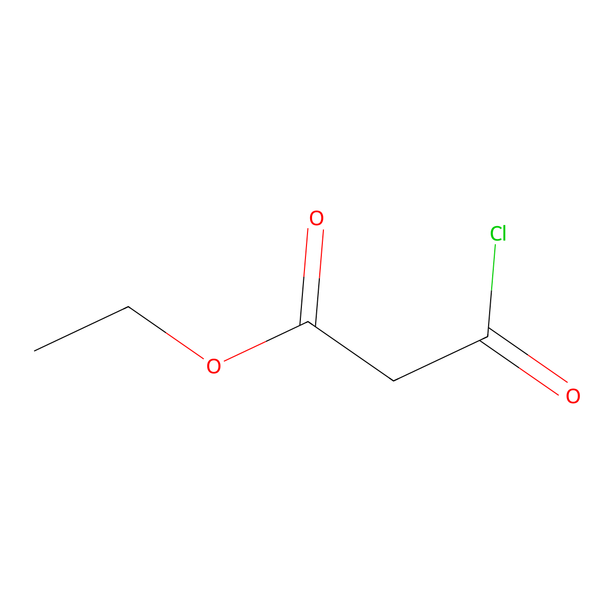 Ethyl 3-chloro-3-oxopropionate molecular structure, CAS 36239-09-5