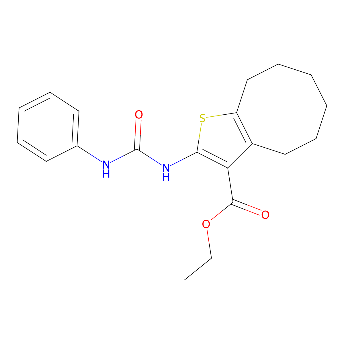 Ureidothiophene molecular structure, CAS 362473-47-0