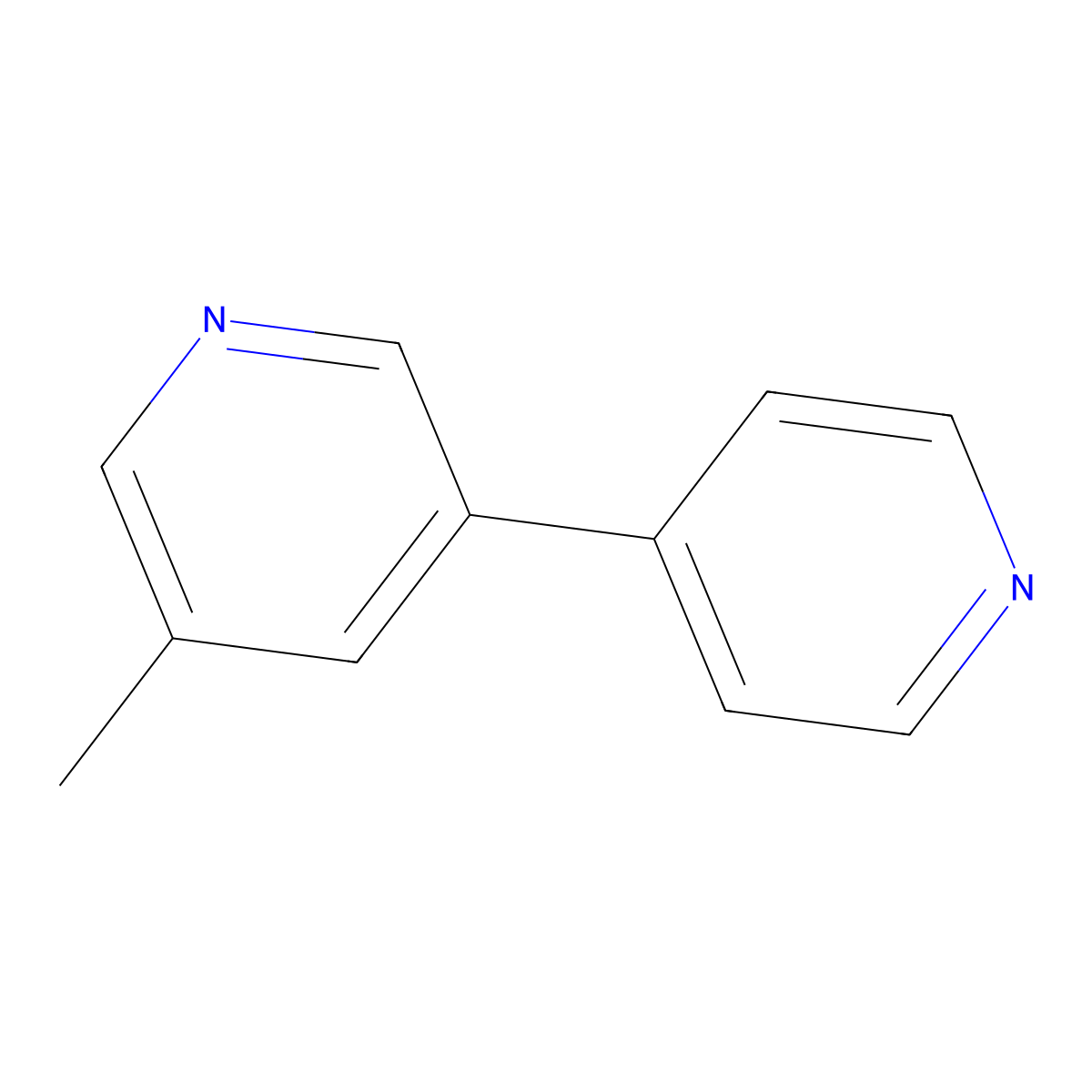5-Methyl-3,4'-bipyridine molecular structure, CAS 362478-91-9