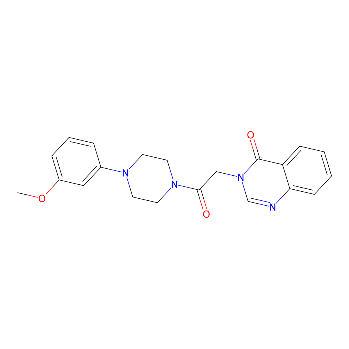 3-{2-[4-(3-methoxyphenyl)-1-piperazinyl]-2-oxoethyl}-4(3H)-quinazolinone molecular structure, CAS 362494-41-5