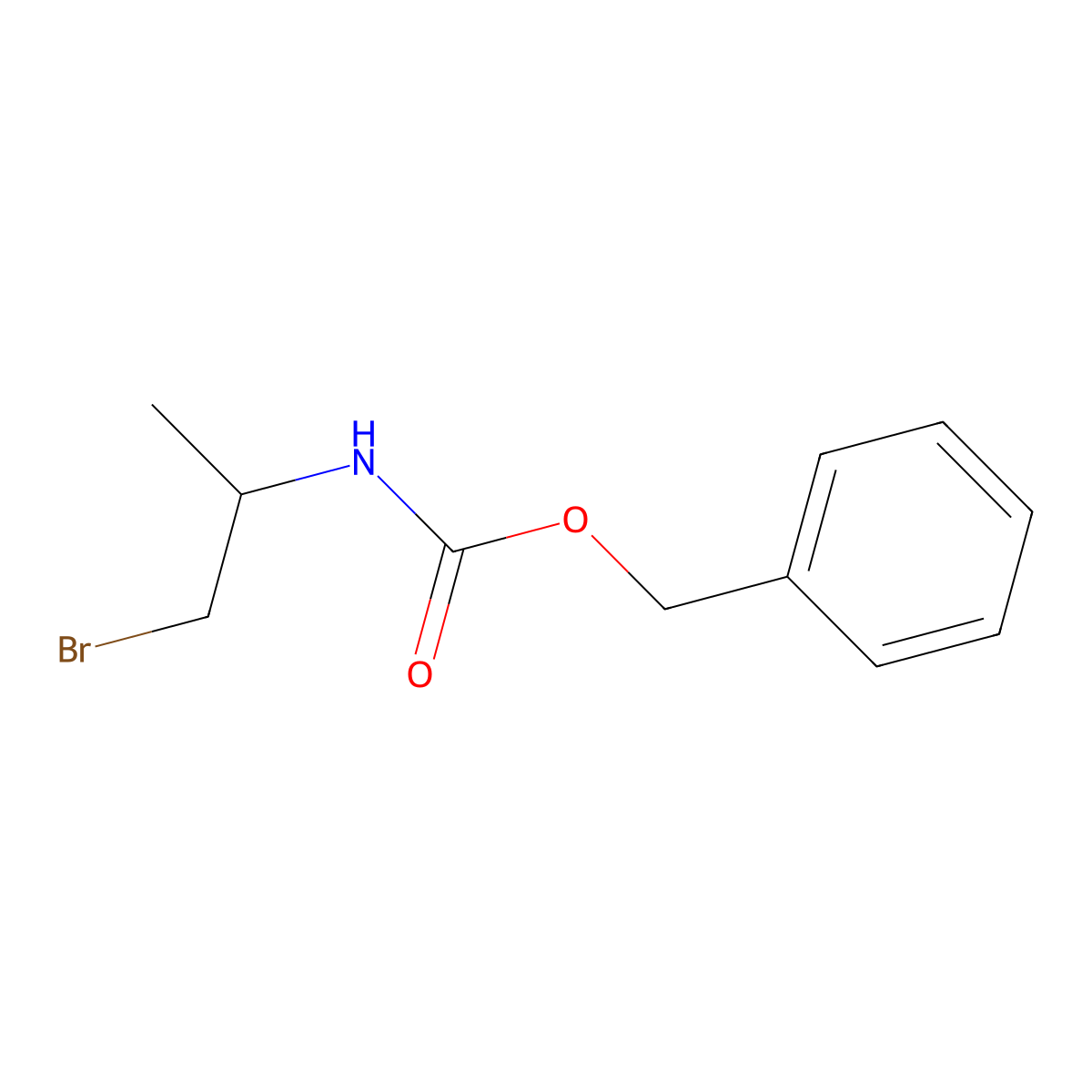 Benzyl (1-bromopropan-2-yl)carbamate molecular structure, CAS 362512-41-2