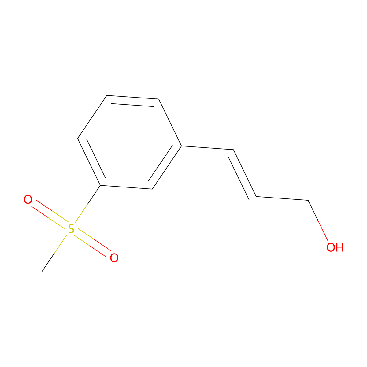 3-(3-Methanesulfonylphenyl)prop-2-en-1-ol molecular structure, CAS 362528-89-0