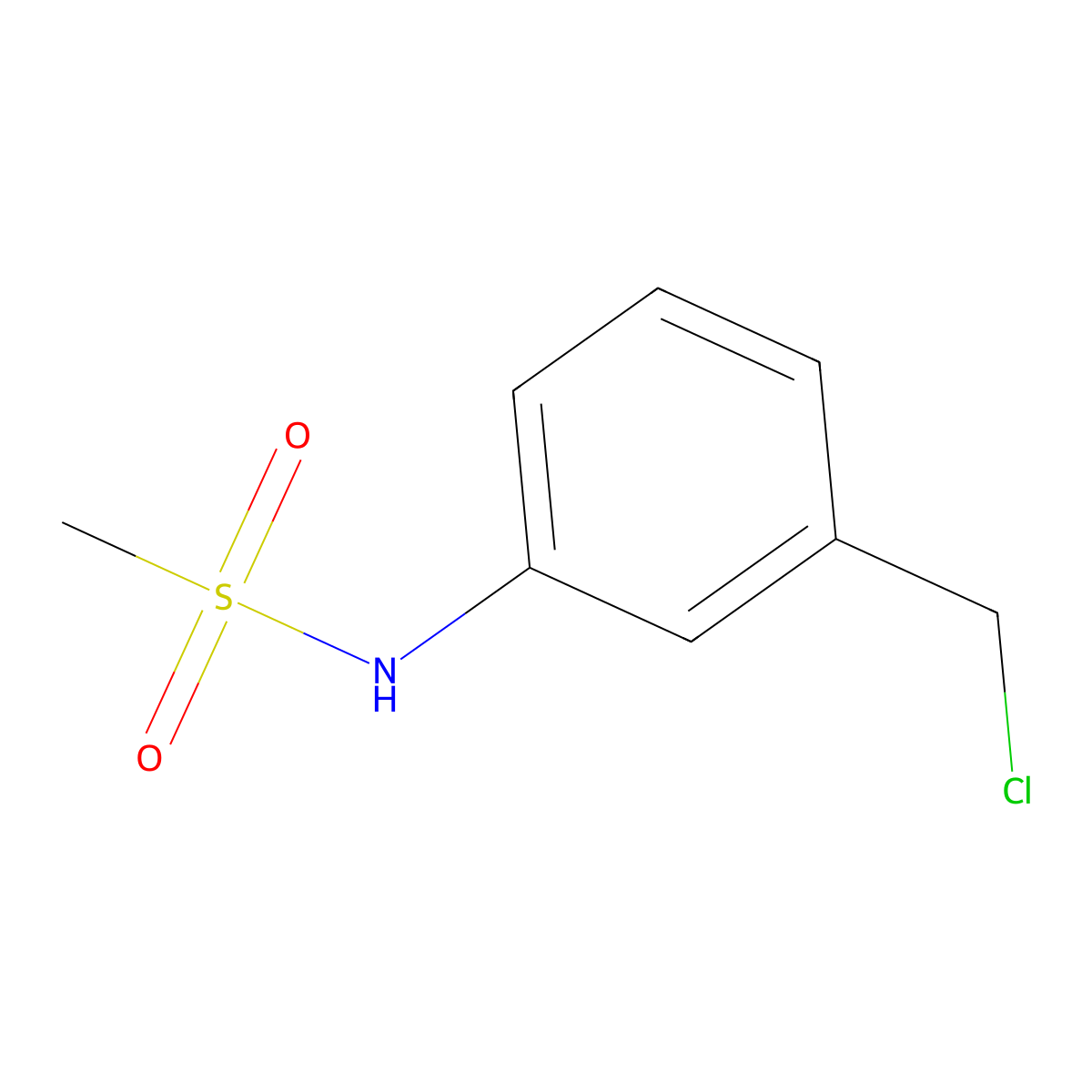 N-(3-(Chloromethyl)phenyl)methanesulfonamide molecular structure, CAS 362529-31-5