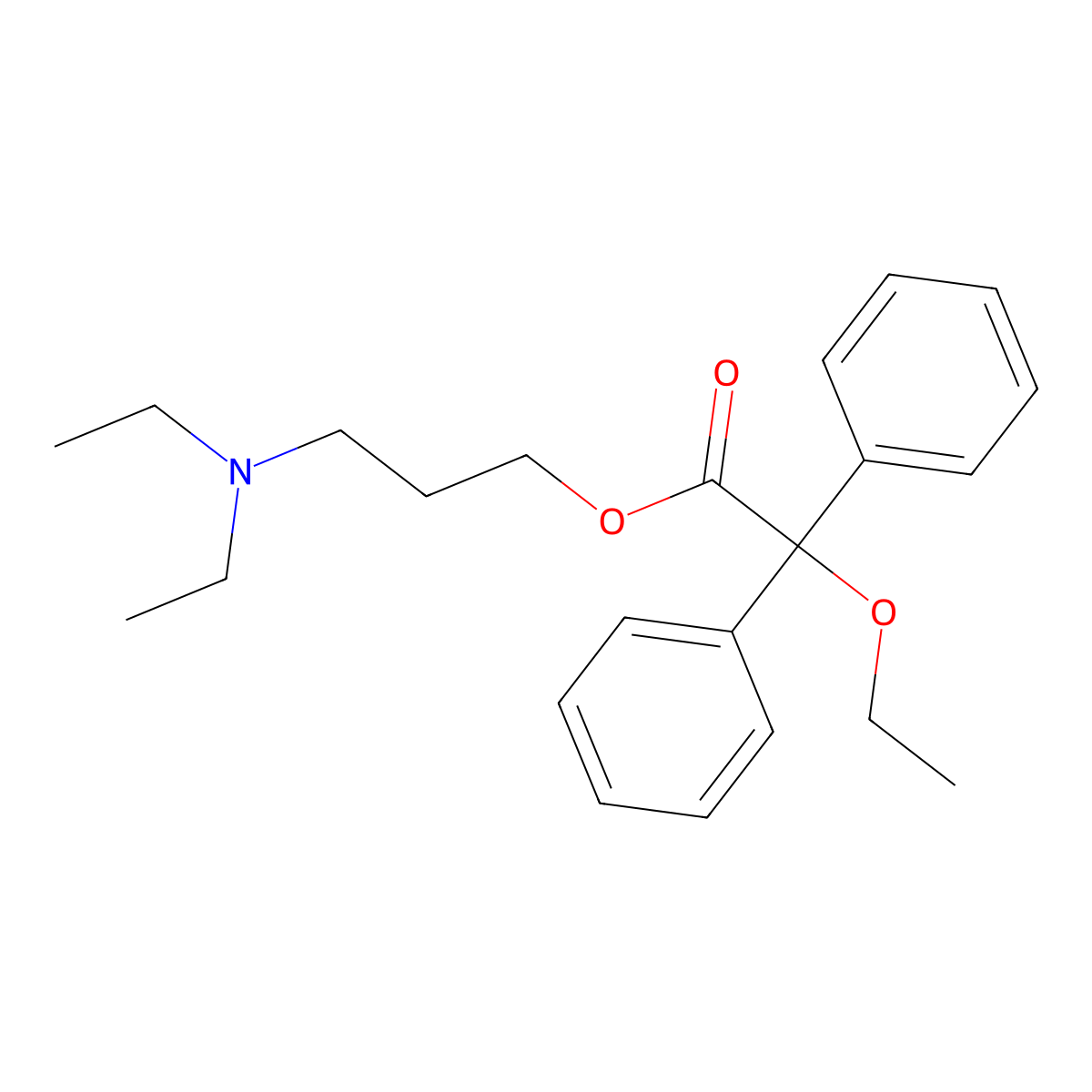 Ethpenal molecular structure, CAS 3626-03-7