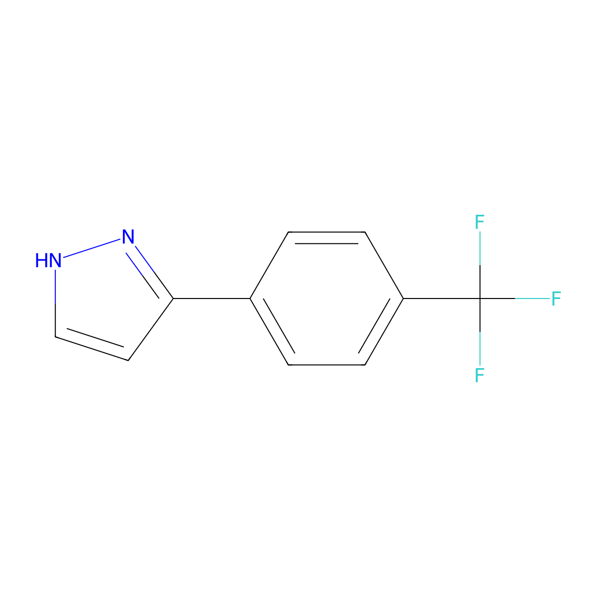 3-[4-(Trifluoromethyl)Phenyl]-1H-Pyrazole molecular structure, CAS 362601-71-6