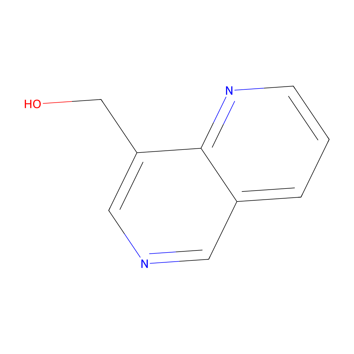 1,6-Naphthyridine-8-methanol molecular structure, CAS 362606-13-1