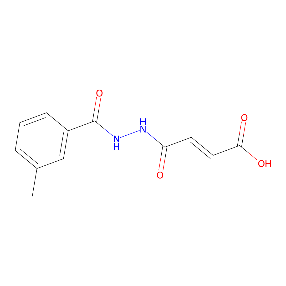 4-[2-(3-Methylbenzoyl)hydrazinyl]-4-oxobut-2-enoic acid molecular structure, CAS 362623-34-5