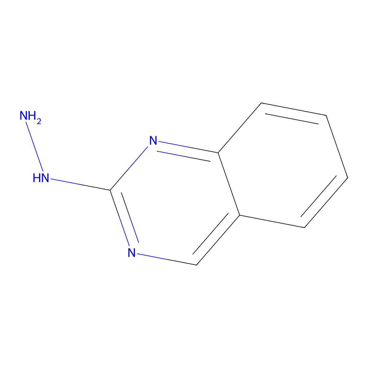 2-Hydrazinylquinazoline molecular structure, CAS 36265-27-7