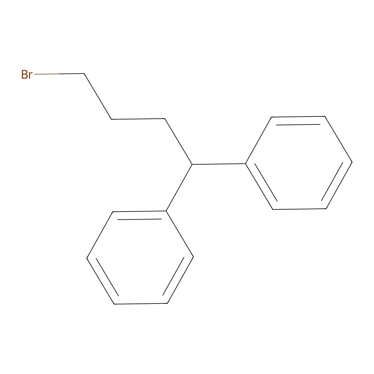1,1-Diphenyl-4-bromobutane molecular structure, CAS 36265-55-1